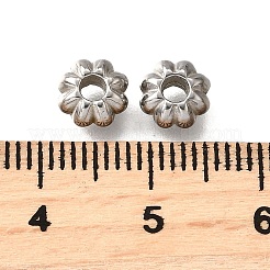 Гофрированные бусины из нержавеющей стали 304&nbsp;STAS-V009-12C-P