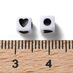 Непрозрачные акриловые бусины&nbsp;OACR-D301-06B