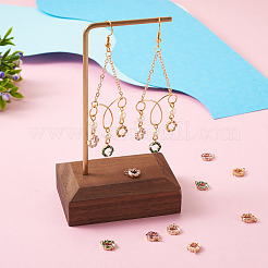 10шт 5 цвета латунные микро проложить кубический цирконий шармы&nbsp;KK-PJ0001-23