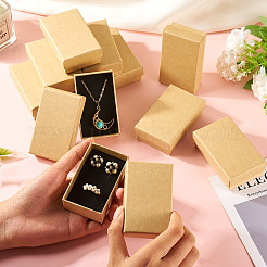 Крафт-бумага коробки для набора украшений&nbsp;CON-TAC0013-07