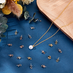 90 шт. 3 стиля 304 нержавеющая сталь чашечка жемчужные штифты кулоны булавки&nbsp;STAS-ME0002-96