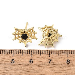 Латунные микро проложить серьги стержня кубического циркония&nbsp;EJEW-Z156-02G-02