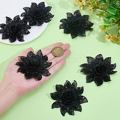 6 шт. полиэстеровая компьютерная вышивка на ткани&nbsp;PATC-DC0001-18A