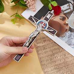 Большие подвески с эмалью из цинкового сплава&nbsp;PALLOY-WH0816-046P-A