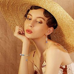 5 нить 5 цвета гальванические стеклянные бусины нити&nbsp;EGLA-NB0001-17