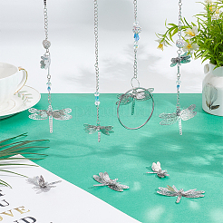 12 шт. 2 стиля латунных филигранных соединительных звеньев&nbsp;KK-NB0003-93P