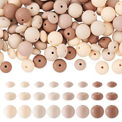 120 шт. 4 цвета 3 стиля рондель силиконовые фокусные бусины&nbsp;SIL-TA0002-81B