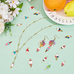 48шт 12 стиля подвески из сплава с эмалью&nbsp;ENAM-WR0001-07