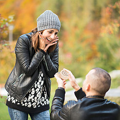 Деревянная коробка для колец&nbsp;OBOX-WH0009-008