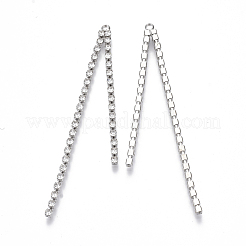 Латунные цепочки для чашек со стразами большие подвески с кисточками&nbsp;X-KK-R129-08P