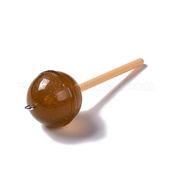 Большие подвески из светящейся полупрозрачной смолы&nbsp;RESI-D057-11