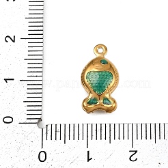 Подвески из нержавеющей стали 304 с эмалью&nbsp;LS-STAS-G363-16G-02