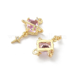 Латунные микро проложить кубического циркония подвески&nbsp;KK-H537-16G