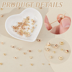 90шт 9 стильные латунные бусины&nbsp;KK-PH0011-23