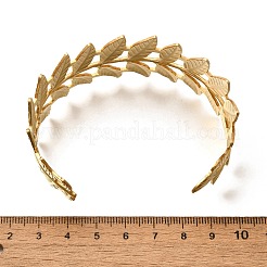 Браслеты-манжеты из нержавеющей стали 304 для женщин&nbsp;LS-BJEW-Z083-02G-09