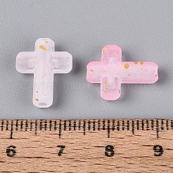 Прозрачные акриловые бусины градиентного цвета&nbsp;OACR-M023-03E