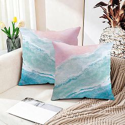 Квадратная наволочка из полиэстера&nbsp;AJEW-WH20080-67A