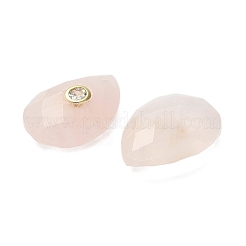 Природного розового кварца подвески&nbsp;G-K371-03J