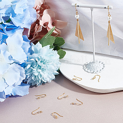 5 пара сережек-крючков из стерлингового серебра с прозрачным кубическим цирконием&nbsp;STER-BBC0005-80