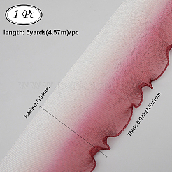 5 ярд полиэстеровой плиссированной кружевной ленты для отделки&nbsp;OCOR-GF0004-84F