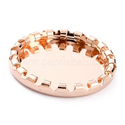 Оправы кабошонов из нержавеющей стали 304&nbsp;STAS-Y001-08RG