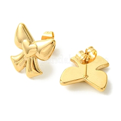 Серьги-гвоздики из нержавеющей стали 304 с вакуумным покрытием PVD для женщин&nbsp;EJEW-L284-10G