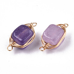 Соединители звеньев натурального агата&nbsp;G-T131-99F