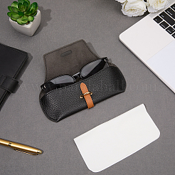 1шт прямоугольный футляр для очков из искусственной кожи&nbsp;AJEW-CN0005-51A