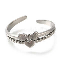 Кольца-манжеты из нержавеющей стали 304&nbsp;RJEW-Z074-20P