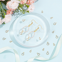 40шт 2 стиля латунные подвески с микропаве и кубическим цирконием&nbsp;KK-BC0013-32