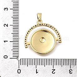 Латунные микро проложить кубического циркония подвески&nbsp;KK-P336-12G