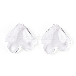 Прозрачные стеклянные бусины-лепестки&nbsp;GLAA-N001-19