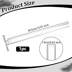 Прозрачная акриловая труба жесткая круглая труба&nbsp;AJEW-WH0596-115A