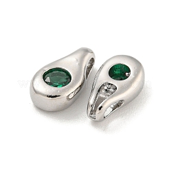 Латунь стекло кулоны&nbsp;KK-L211-013P