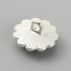 Сплав Rhinestone кнопки хвостовика&nbsp;DIY-WH0304-339