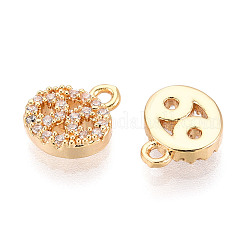 Латунные микро проложить кубического циркония подвески&nbsp;KK-N263-148F-G