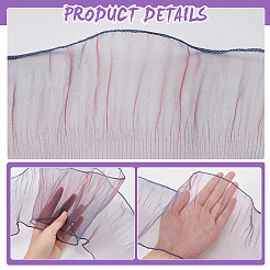 6 ярд лазерная плиссированная кружевная отделка из полиэстера&nbsp;OCOR-BC0006-11C