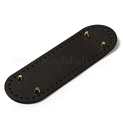 Искусственная кожа овальное длинное дно для вязания сумки&nbsp;DIY-K079-01B