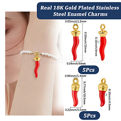 10 шт. 2 стиля подвески из нержавеющей стали 304&nbsp;STAS-BBC0006-60