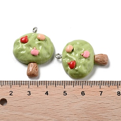 Подвески из непрозрачной смолы на весеннюю тематику&nbsp;LS-RESI-R444-04E