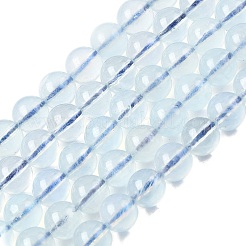 Природные Аквамарин бисер нитей&nbsp;G-G344-A07-6mm