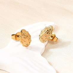 Серьги-гвоздики из нержавеющей стали 304 для женщин&nbsp;EJEW-K243-16G