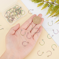 PVD вакуумное покрытие нержавеющая сталь 304 крючки для сережек&nbsp;STAS-UN0018-14M