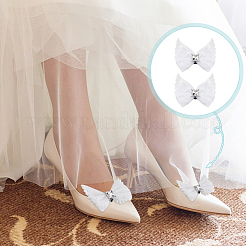 2 шт. полиэстеровые пряжки для обуви&nbsp;AJEW-GA0008-86A