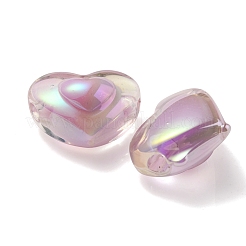 УФ-покрытие Радужные радужные прозрачные акриловые бусины OACR-C007-04C