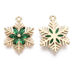 Рождественские латунные стеклянные подвески&nbsp;LS-X-KK-R111-009-A01