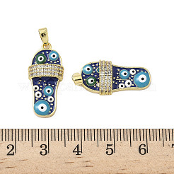 Латунные микро проложить кубического циркония подвески&nbsp;KK-H076-12G