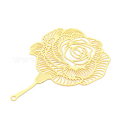 Латунные филигранные большие кулоны&nbsp;KKC-T003-35G