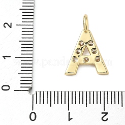 Латунные микропаве прозрачные подвески с фианитом&nbsp;KK-I476-01G