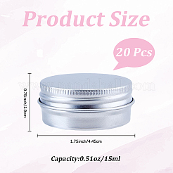 Круглые алюминиевые упаковочные коробки&nbsp;CON-WH20816-001P-01